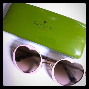 Kate Spade Hello Sunshine round heart sunglasses